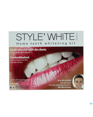 Style white kit blanchiment dents