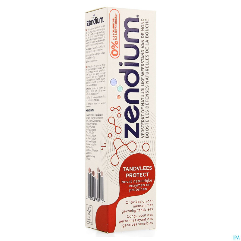 Zendium dentifrice biogum 75ml