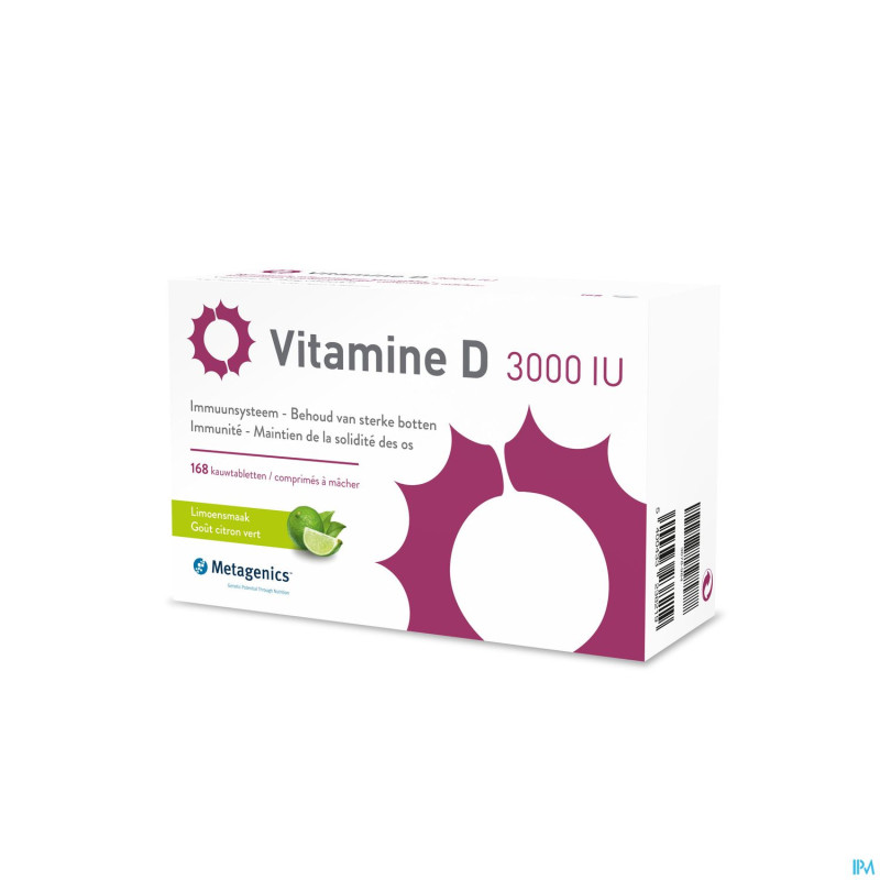 Vitamine d 3000iu metagenics comp 168