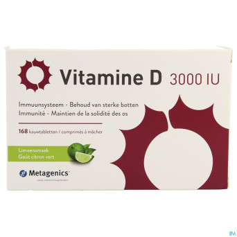 Vitamine d 3000iu metagenics comp 168