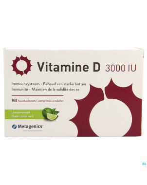 Vitamine d 3000iu metagenics comp 168