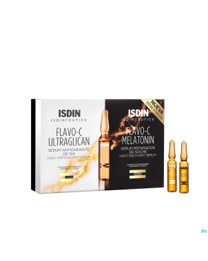 Isdinceutics flavo-c melat.+ultraglican  amp 10+10