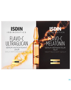 Isdinceutics flavo-c melat.+ultraglican  amp 10+10