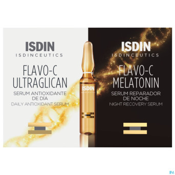 Isdinceutics flavo-c melat.+ultraglican  amp 10+10