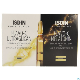 Isdinceutics flavo-c melat.+ultraglican  amp 10+10