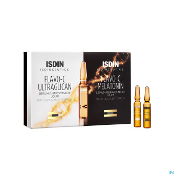 Isdinceutics flavo-c melat.+ultraglican  amp 10+10
