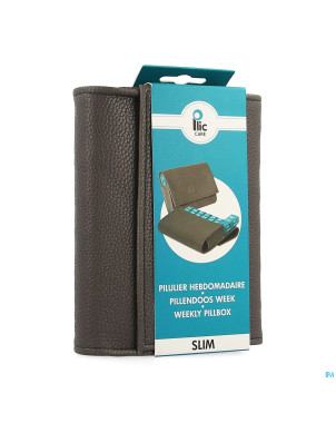 Plic care pilulier slim gris