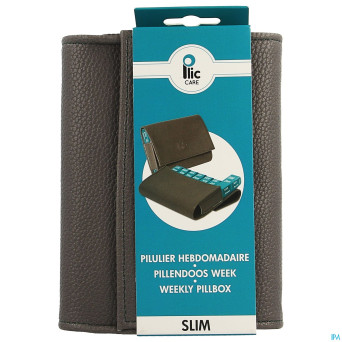 Plic care pilulier slim gris