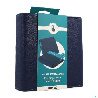 Plic care pilulier jumbo bleu