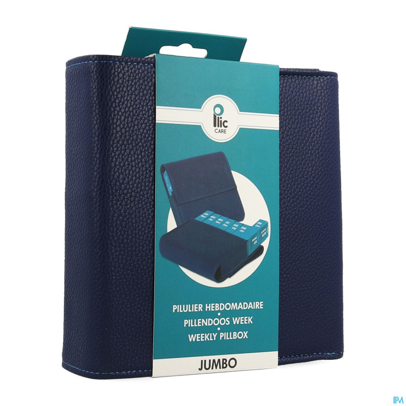 Plic care pilulier jumbo bleu
