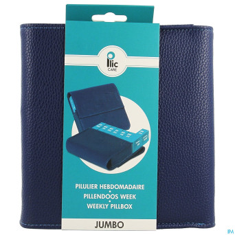 Plic care pilulier jumbo bleu