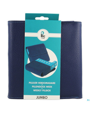Plic care pilulier jumbo bleu