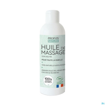 Propos nature huile soin massage neutre bio  200ml