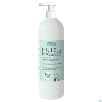 Propos nature huile soin massage neutre bio  200ml