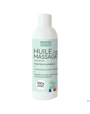 Propos nature huile soin massage neutre bio  200ml