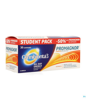Omnibionta 3 ade comp30+promag caps30 -50% student