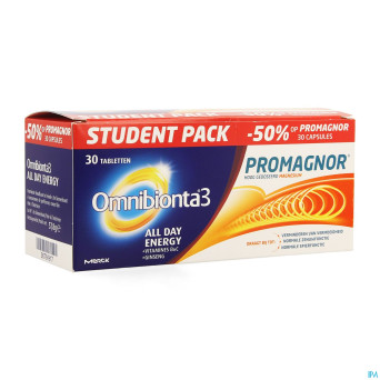Omnibionta 3 ade comp30+promag caps30 -50% student