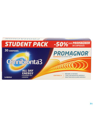 Omnibionta 3 ade comp30+promag caps30 -50% student