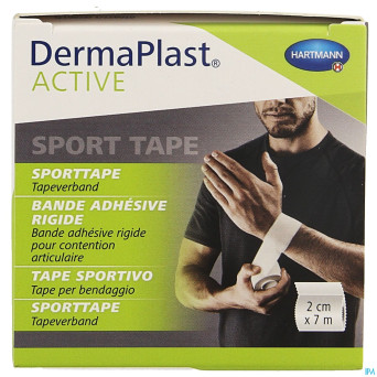Dermaplast active sport tape blanc 2cm x 7m