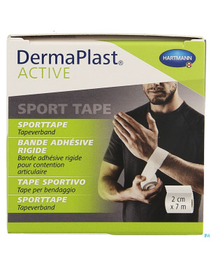 Dermaplast active sport tape blanc 2cm x 7m