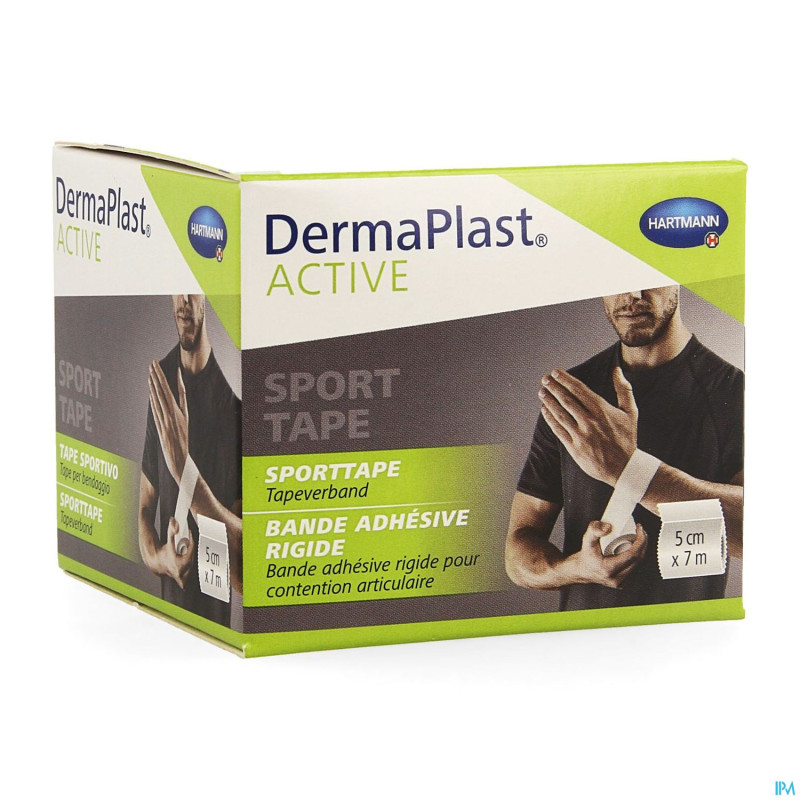 Dermaplast active sport tape blanc 5cmx7m  5220522