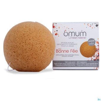 Omum ma bonne fee eponge konjac demi-lune visage