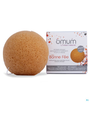 Omum ma bonne fee eponge konjac demi-lune visage