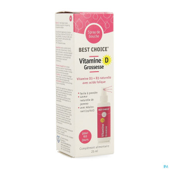 Best choice spray bouche vitamine d grossesse 25ml