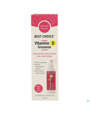 Best choice spray bouche vitamine d grossesse 25ml