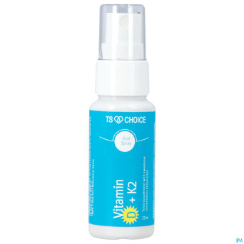 Best choice spray bouche vitamine d3 + k2    25ml