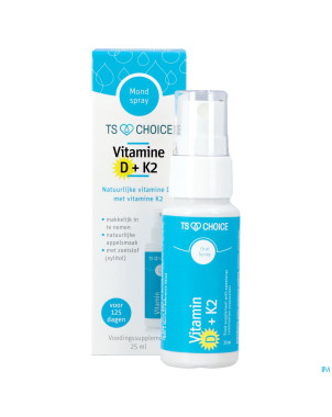 Best choice spray bouche vitamine d3 + k2    25ml