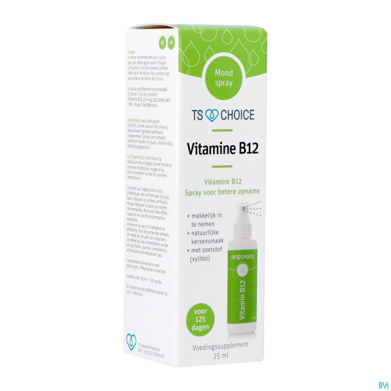 Best choice spray bouche vitamine b12    25ml