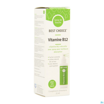 Best choice spray bouche vitamine b12    25ml