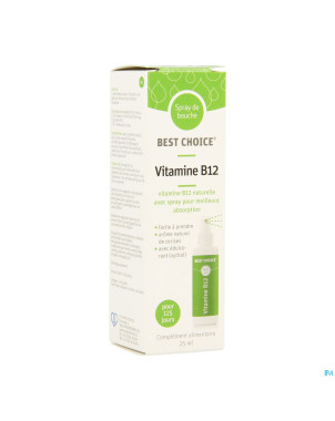 Best choice spray bouche vitamine b12    25ml