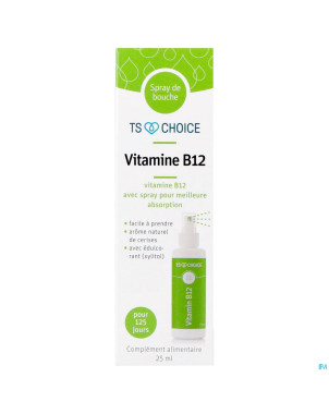 Best choice spray bouche vitamine b12    25ml