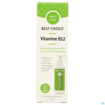 Best choice spray bouche vitamine b12    25ml