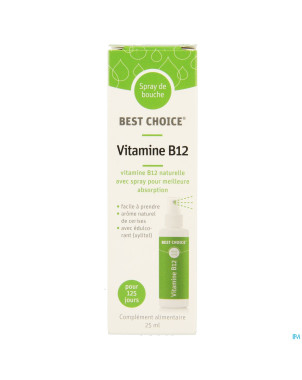 Best choice spray bouche vitamine b12    25ml