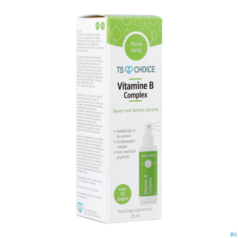 Best choice spray bouche vitamine b complex   25ml