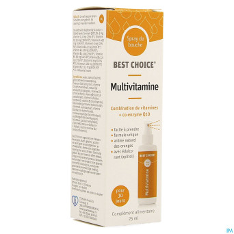 Best choice spray bouche multivitamine    25ml