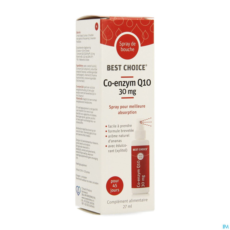 Best choice spray bouche co-enzyme q10 30 mg  27ml