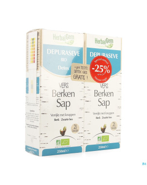 Herbalgem depuraseve duo promo bio 2x250ml    nl
