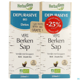 Herbalgem depuraseve duo promo bio 2x250ml    nl