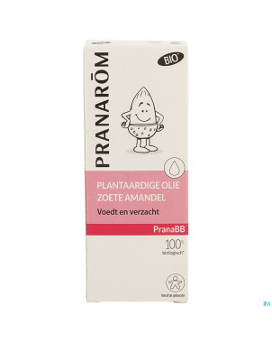 Pranabb huile vegetale amande douce bio    50ml