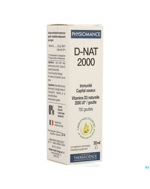 D-nat 2000    fl gutt 20ml physiomance phy341
