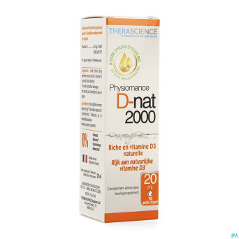 D-nat 2000    fl gutt 20ml physiomance phy341