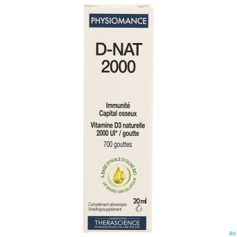 D-nat 2000    fl gutt 20ml physiomance phy341