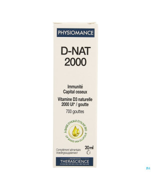 D-nat 2000    fl gutt 20ml physiomance phy341