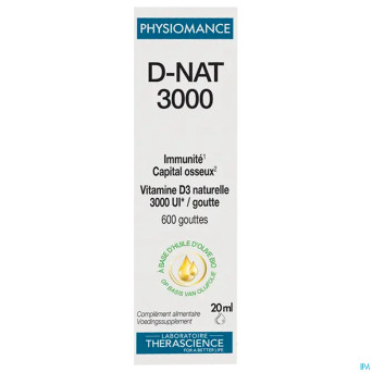 D-nat 3000    fl gutt 20ml physiomance phy342