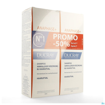 Ducray anaphase+ sh    2x200ml