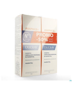 Ducray anaphase+ sh    2x200ml
